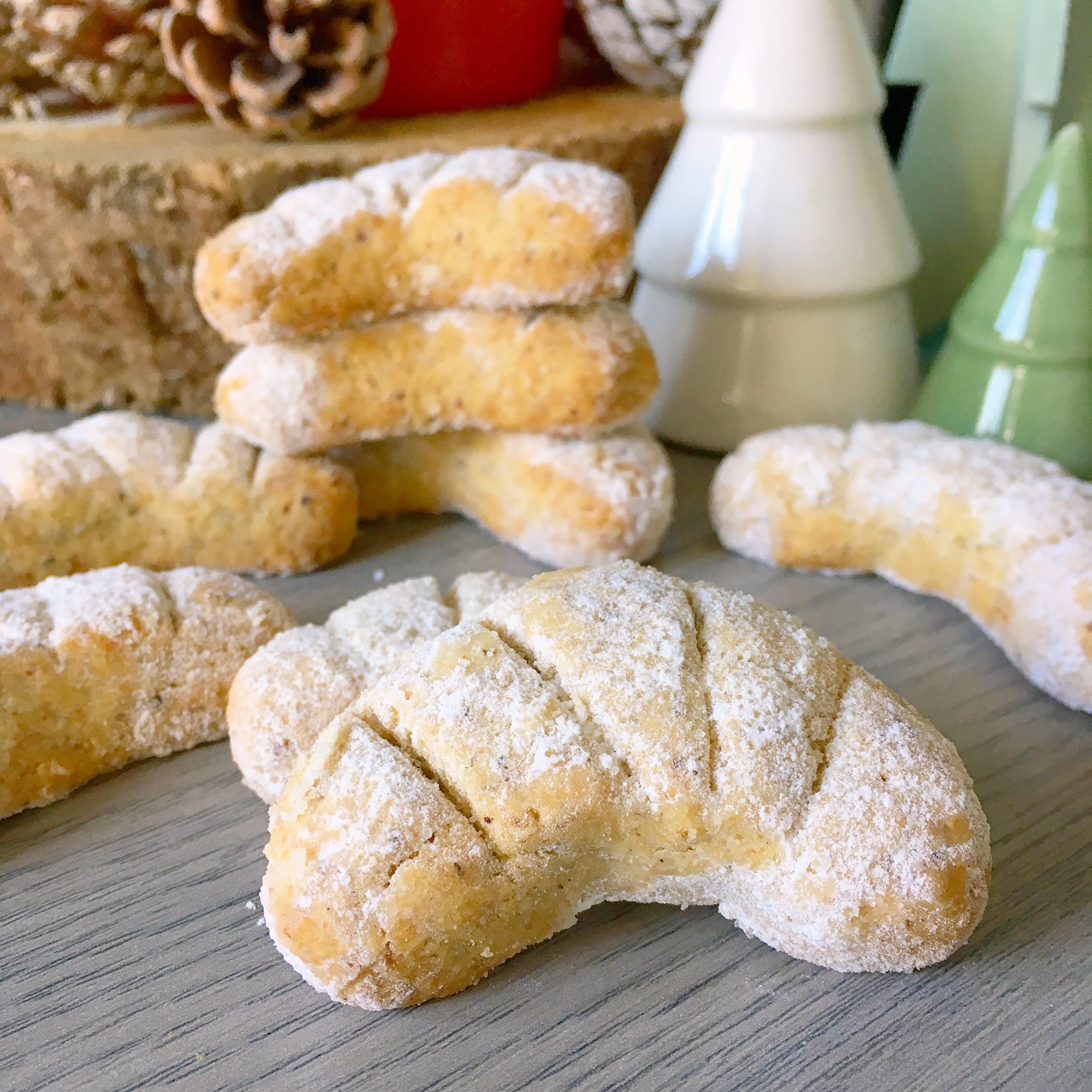 Croissants de Lune aux Noisettes Sablés aux Noisettes